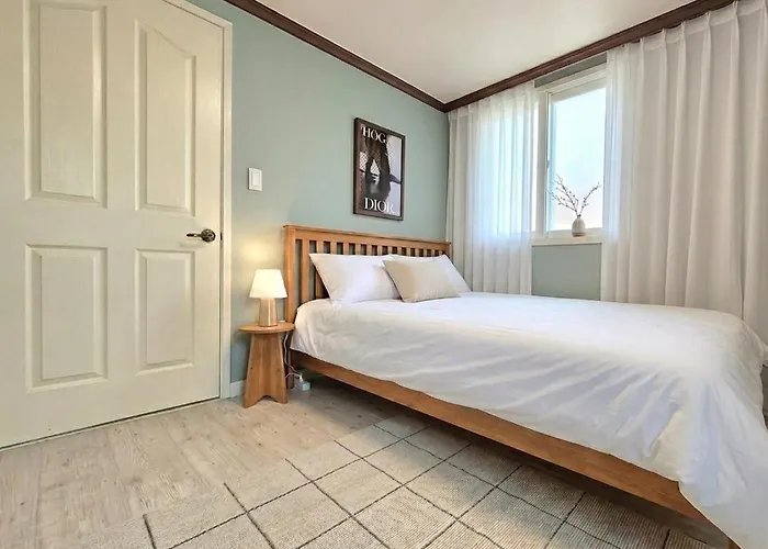 Appartement 홍대 망원 한강 Mrt 5min 무료주차 어린이방 9인 빅3룸 Luggage Storage *