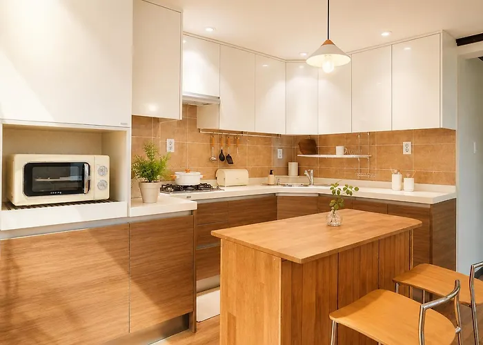 Appartement 홍대 망원 한강 Mrt 5min 무료주차 어린이방 9인 빅3룸 Luggage Storage *